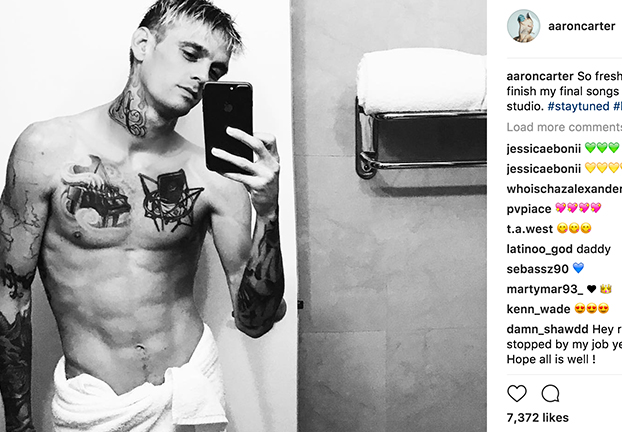 Aaron Carter candidly talks about his sexuality reveals he s had